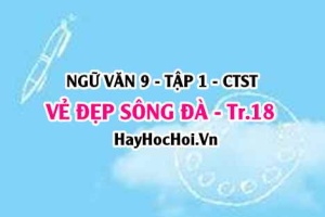 Soạn bài Vẻ đẹp Sông Đà trang 18, 19, 20 tập 1 Ngữ văn lớp 9 Chân trời sáng tạo